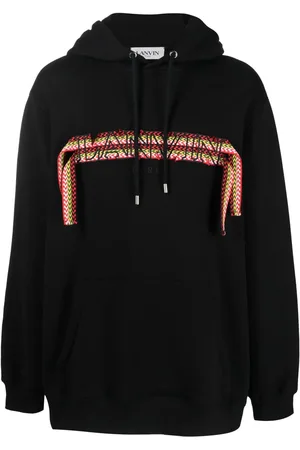 Lanvin Oversize hættetrøje med logoapplikation