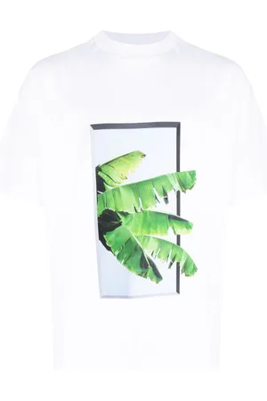 BLUE SKY INN T-shirt med bladtryk