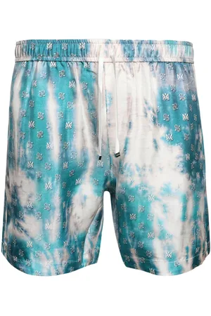 AMIRI Shorts med elastik i taljen og monogram-tryk