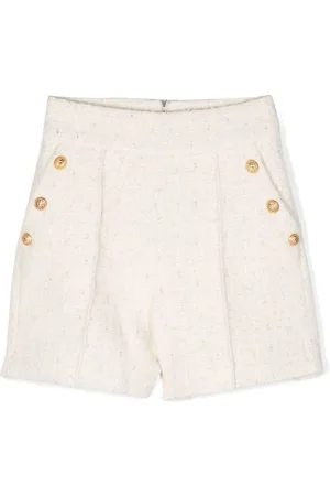 Balmain Lårlange shorts med lynlås