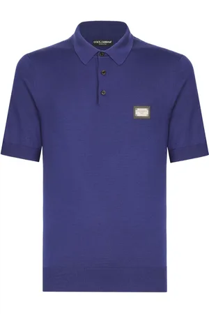 Dolce & Gabbana Polo i jomfruuld med logomærke