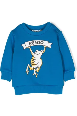 Kenzo Sweatshirt med logotryk og rund hals