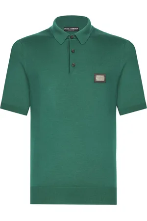 Dolce & Gabbana Polo i jomfruuld med logomærke
