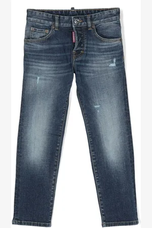 Dsquared2 Jeans med slitageeffekt og logomærke