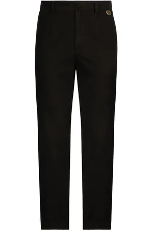 Dolce & Gabbana Bukser med lige ben og lukning foran