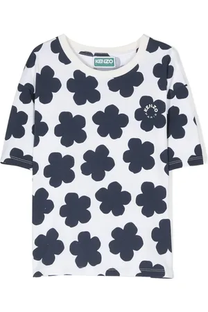 Kenzo Blomstret T-shirt i stræk