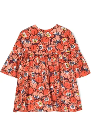 Kenzo Kjole med blomstertryk