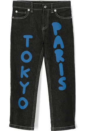 Kenzo Jeans med tekst-tryk