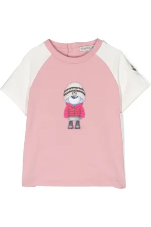 Moncler T-shirt med tegneserietryk