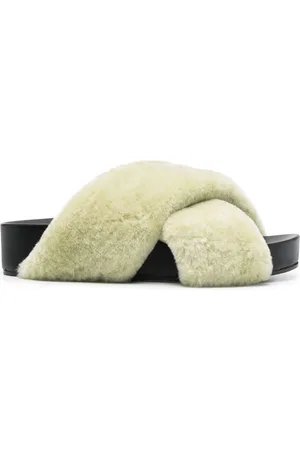 Jil Sander Sandaler i lammeskind med krydsende remme