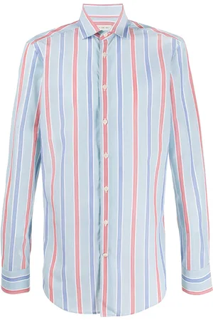 Etro Stribet skjorte med spread-krave