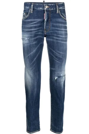 Dsquared2 Icon skinny-jeans med slitageeffekt