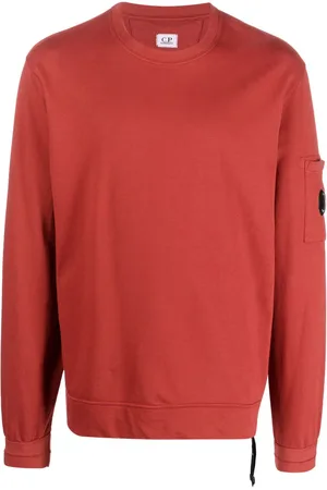 C.P. Company Sweatshirt i bomuld med lynlåslukning