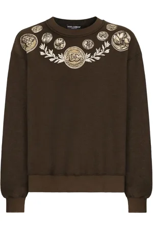 Dolce & Gabbana Langærmet sweatshirt med grafisk tryk