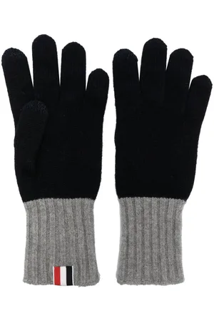 Thom Browne Handsker i uld med RWB-striber