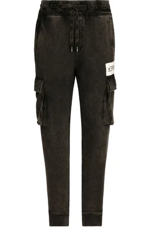 Dolce & Gabbana Cargo-bukser med logomærke og tilspidsede ben