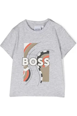 HUGO BOSS Kortærmet T-shirt med logotryk