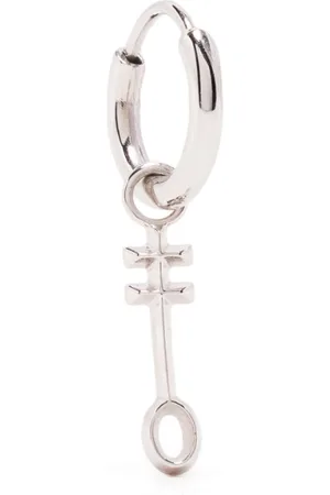 CAPSULE ELEVEN Hoop-ørering med Nefer-symbol