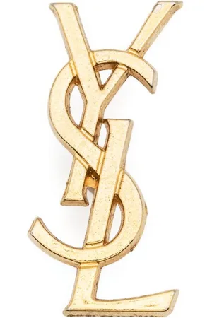 Saint Laurent Broche med logo fra 1990