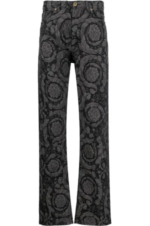 VERSACE Jeans med Barocco Silhouette-mønster