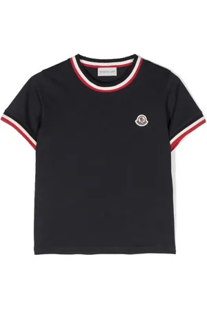 Moncler Polo med stribet detalje