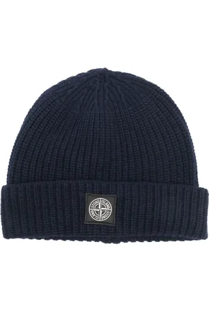 Stone Island Ribbet hue med logomærke
