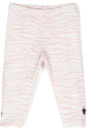 Chiara Ferragni Leggings med Eyelike-motiv og zebratryk