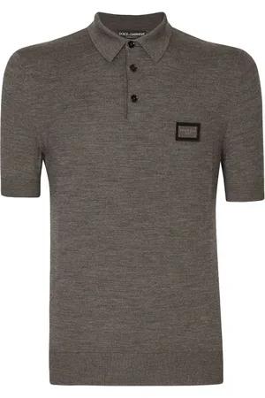 Dolce & Gabbana Polo i jomfruuld med logomærke