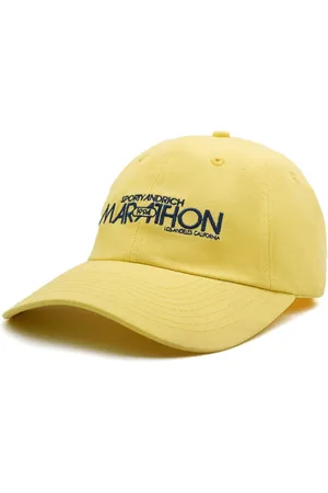 Sporty & Rich Marathon kasket med logo-broderi