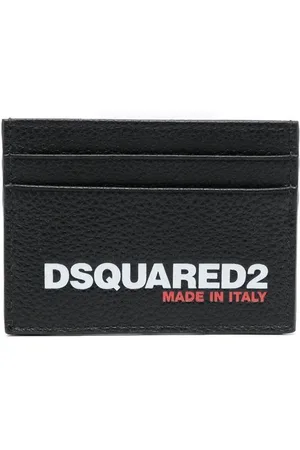 Dsquared2 Kortholder i læder med logotryk