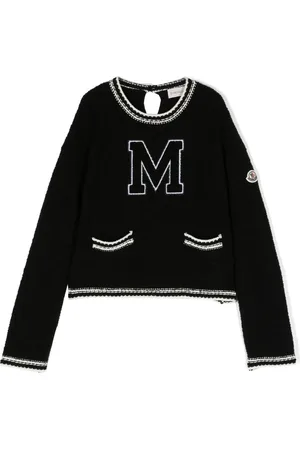 Moncler Striktrøje med logomærke