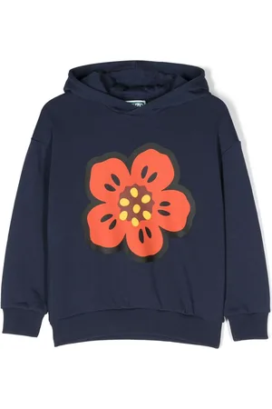 Kenzo Boke hættetrøje med blomstertryk