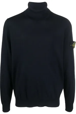 Stone Island Uldtrøje med rullekrave