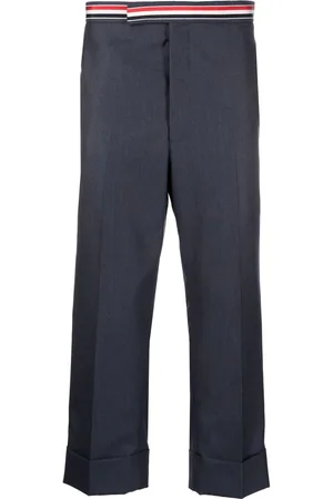 Thom Browne Cropped bukser med RWB-bånd