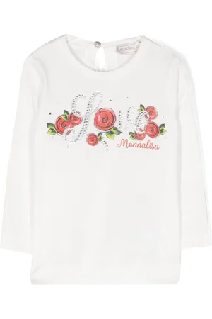 MONNALISA T-shirt med logotryk