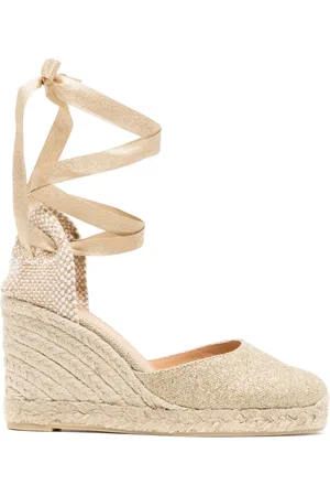 Castaner 90 mm Carina espadriller med kilehæl