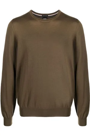 HUGO BOSS Trøje med broderet logo