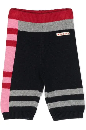 Marni Strikkede shorts med colourblocking