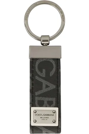 Dolce & Gabbana Jacquard-nøglering med logo