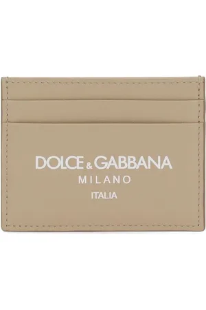 Dolce & Gabbana Kortholder i læder med logotryk