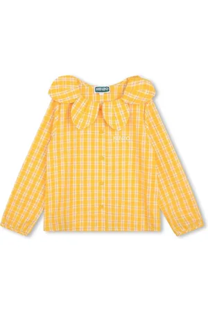 Kenzo Ternet skjorte med logobroderi