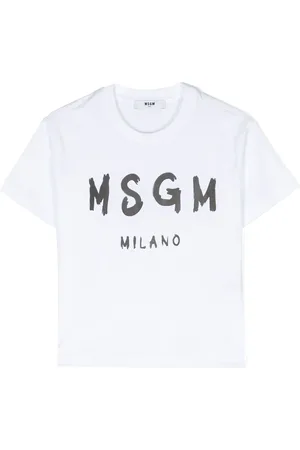 Msgm T-shirt med logotryk