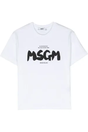Msgm T-shirt med logotryk