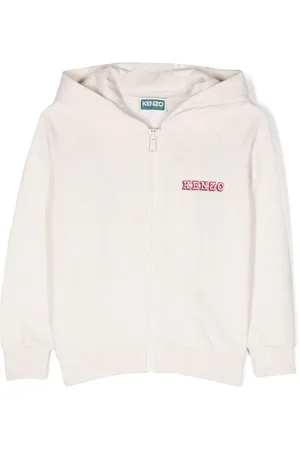 Kenzo Cardigan med logotryk og lynlås