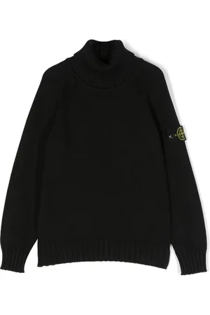 Stone Island Faconsyet trøje med høj hals