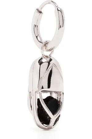 CAPSULE ELEVEN Capsule hoop-ørering med krystal
