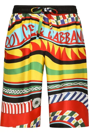 Dolce & Gabbana Bermuda-shorts med Carreto-tryk