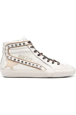 Golden Goose High-top Slide sneakers med krystaludsmykning