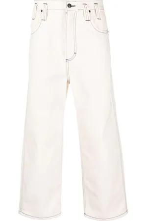ECKHAUS LATTA Cropped bukser med brede ben