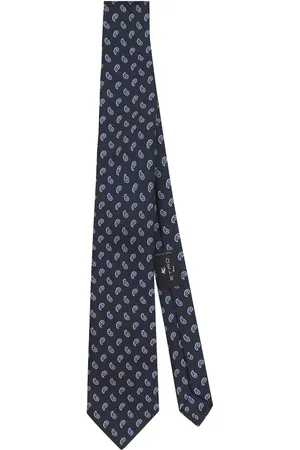 Etro Silkeslips med paisleytryk